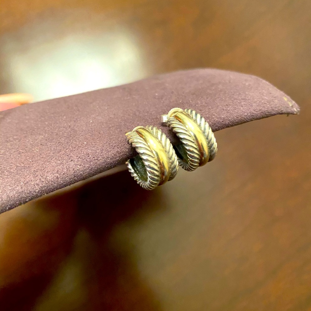 David Yurman Small Hoop Earrings